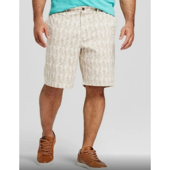 NEW Goodfellow Men's Pineapple Print Linden Shorts - Picture 1 of 14